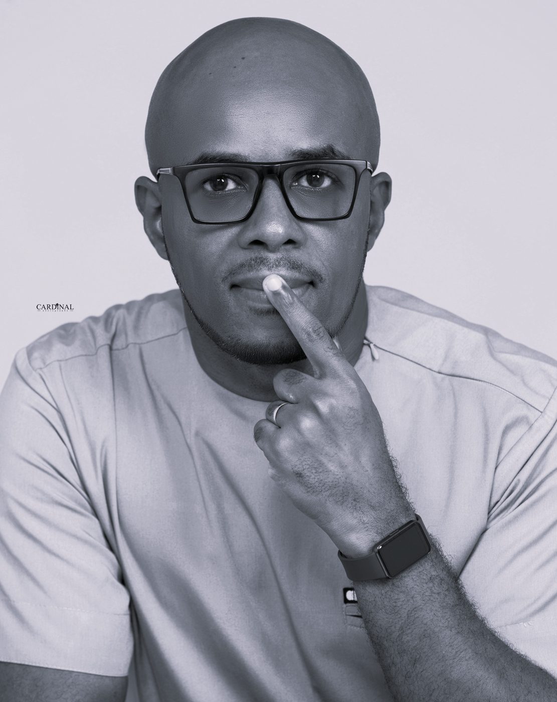 Alozie Nwankwo, RIBA, in the studio